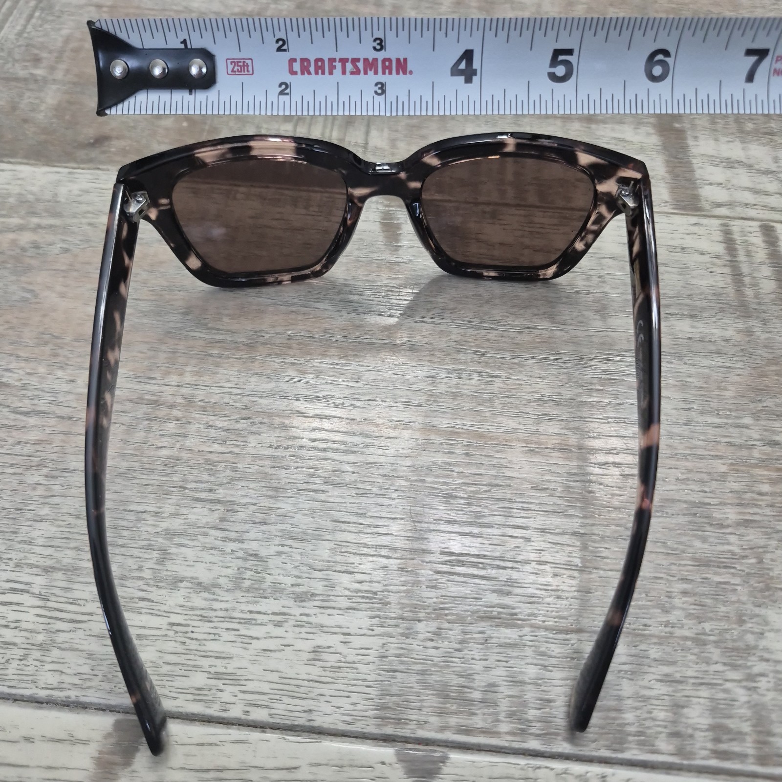 J.Crew Tortoise Shell Rectangular Sunglasses Brow… - image 2