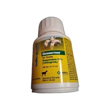 125ml Safe Guard Fenbendazole Animal Medication for Worms in Cattle Goats 12/26