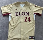 Elon Baseball Game Worn Jersey Size Large