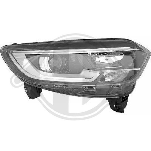 LED Hauptscheinwerfer Halogen H7/H7 PY21W Rechts FüR Renault Kadjar Ha_ Hl_-image