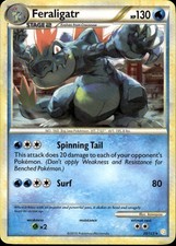 Feraligatr Rare HeartGold SoulSilver 20/123 MP on eBay