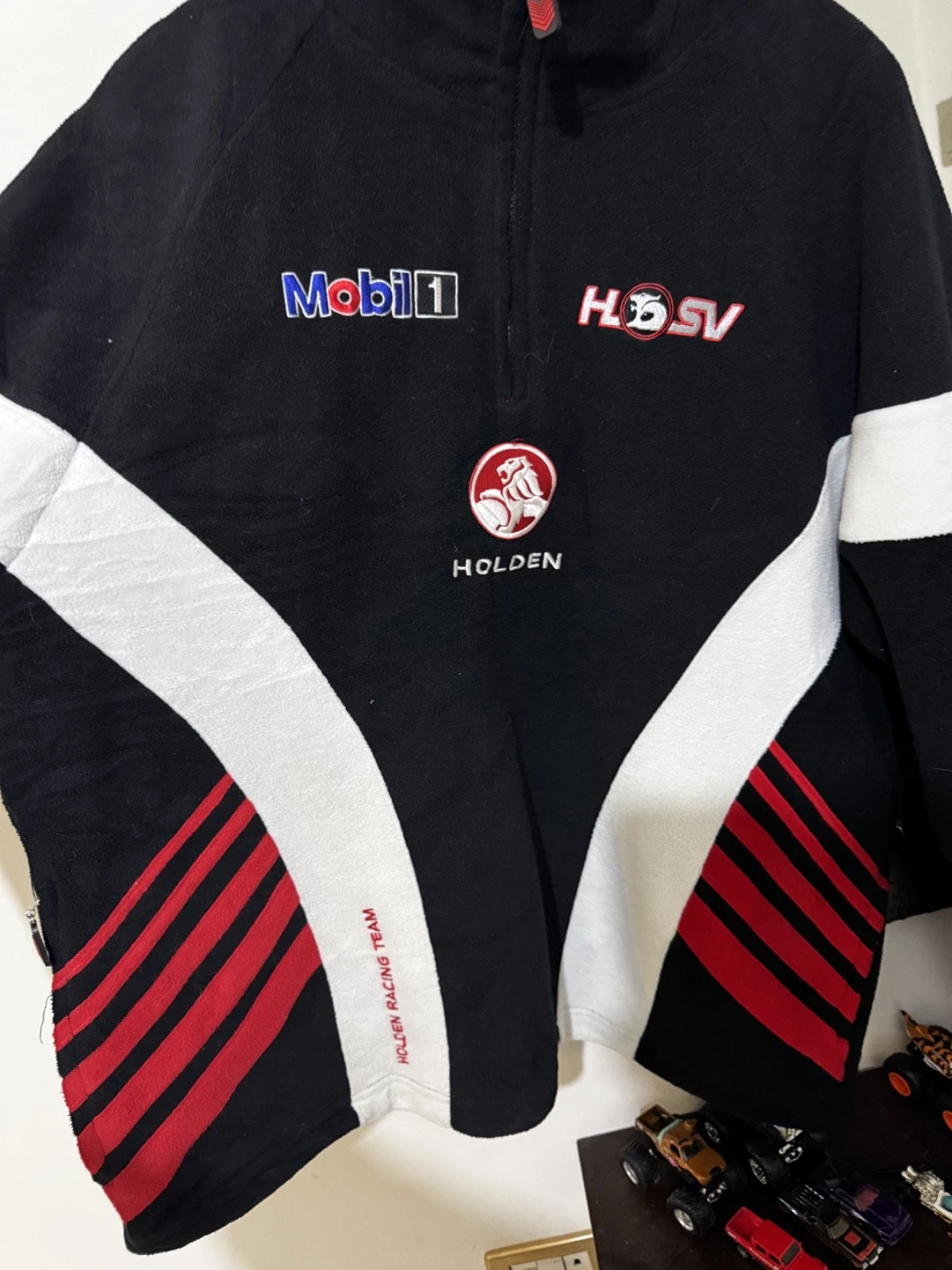VTG 2004 Holden Racing Team Fleece Mens Large Mobil 1 HSV V8 Supercars Jacket - product detail image 4
