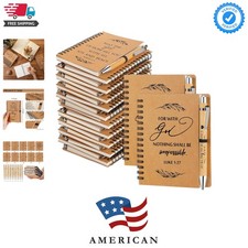 60 Pcs/30 Set Mother's Day Christian Gifts Bulk Include Spiral Notebook and B...