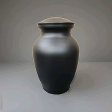 Premier Series Pet Urn for Dogs and Cats Small - Pets Up To 25 Lbs Ebony Alum
