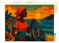 Calvendo Puzzle Between Sunset And Hope Lies The Catch Of The Day | 2000 Pieces,