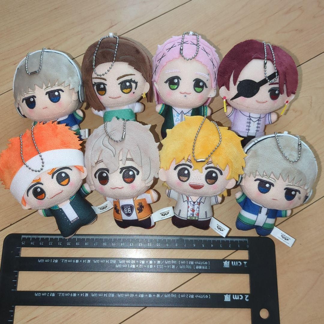 Wind Breaker Chibi Plush Set of 8 Collectible Figures Authentic