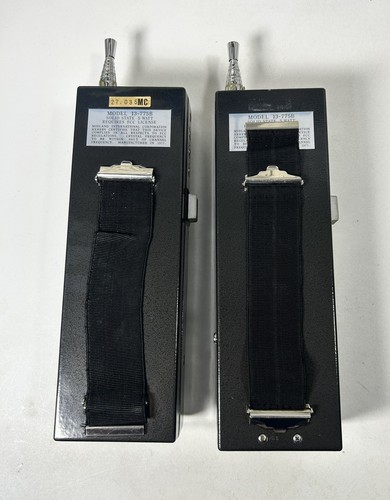 2 LOT VINTAGE MIDLAND INTERNATIONAL 13-775B HANDHELD TRANSCEIVERS CB JAPAN 1969 - Picture 11 of 21