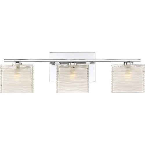 Westcap 3 Light Transitional Bath Vanity - 6.75 Inches high-Polished Chrome - Picture 6 of 10