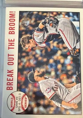 2013 Topps Heritage #139 Break Out the Broom Mint