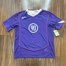 Nike Total 90 Dri-FIT Men's Soccer Jersey Shirt Size XL Purple/ White Red