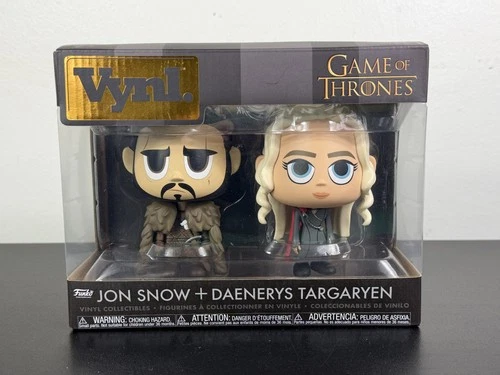 Funko Vynl. Game of Thrones Jon Snow Daenerys Targaryen 2-Pack Vinyl Figures NEW