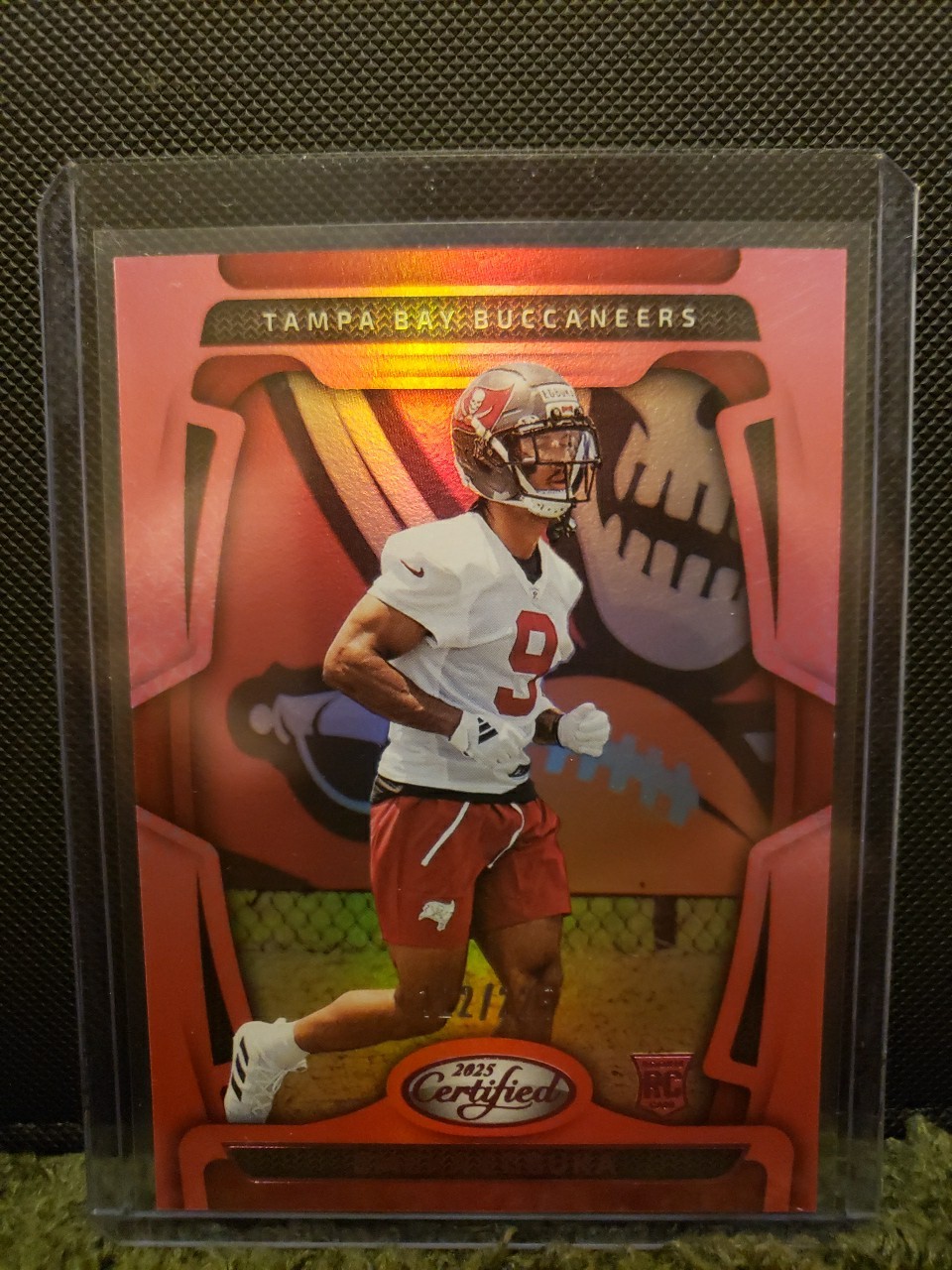 2025 Panini Certified - Rookies Emeka Egbuka #197 Mirror Pink /225 (RC)