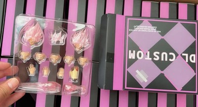 DL-CUSTOM 1/12 SHF Goku Black Zamasu Transparent Pearlescent Pink Head Sculpt**