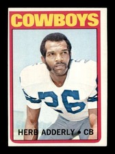 1972 Topps #66 Herb Adderley   VG X3582089