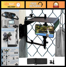 Magnetic Phone Fence Mount with Shade - Holder for iPhone, Action Cameras, Sport