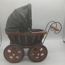 Vintage Style Doll /Bear Stroller Pram Buggy Carriage Wooden  13”Victorian Style