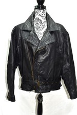 Maddox Herren Leder Biker Jacke Gr.52 Vintage Oldschool**Top**