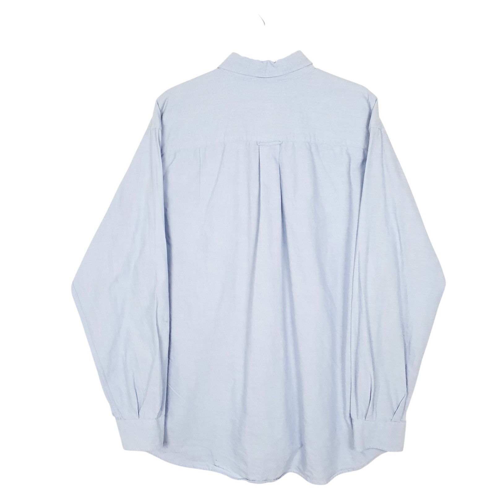 LACOSTE Blue Shirt Oxford Long Sleeve Casual Cotton Mens XL image 3