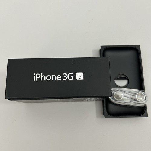 empty box for Iphone 3 Gs 8GB black (rare Hard To Find) With Headphones SKU 304 - Photo 2 sur 6