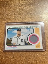2022 Topps Heritage Baseball Clubhouse Collection Relic # CC-JBZ Javier Baez 
