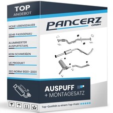 Auspuff für CHEVROLET CRUZE (J308) 1.4 140PS Kombi + Rohr + Mittelschalldämpfer