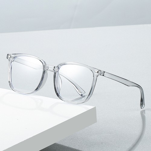 Quadratische Anti Blaulicht Kurzsichtigkeit Kurzsichtigbrille für Herren Damen Retro Brille