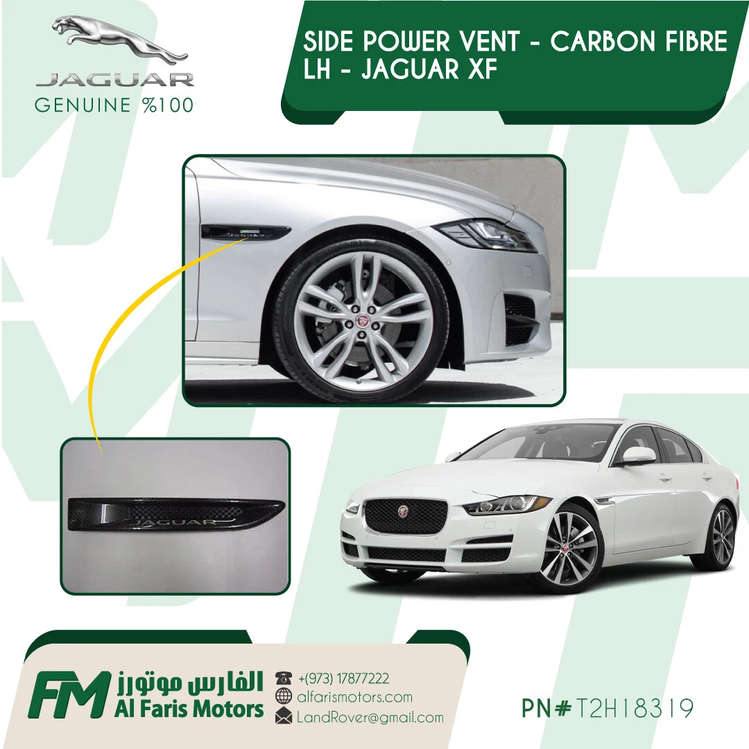 Side Power Vent - Carbon Fiber - LH - Jaguar XF T2H18319 | eBay