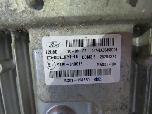 UNIDAD DE CONTROL FORD MONDEO MK4 ECU DELPHI BG91 12A650 RC 2.0TDCI EURO 5 10-14 - Imagen 3 de 3