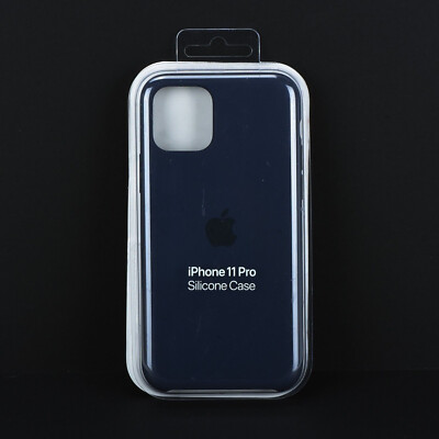Apple Silicone Case for iPhone 11 Pro - Midnight Blue for