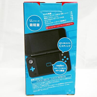 New Nintendo 2DS XL LL Black Turquoise Console System Japan NEW | eBay
