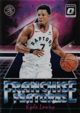 Kyle Lowry Donruss Optic 18-19 #28 Purple Prizm Franchise Features Toronto 