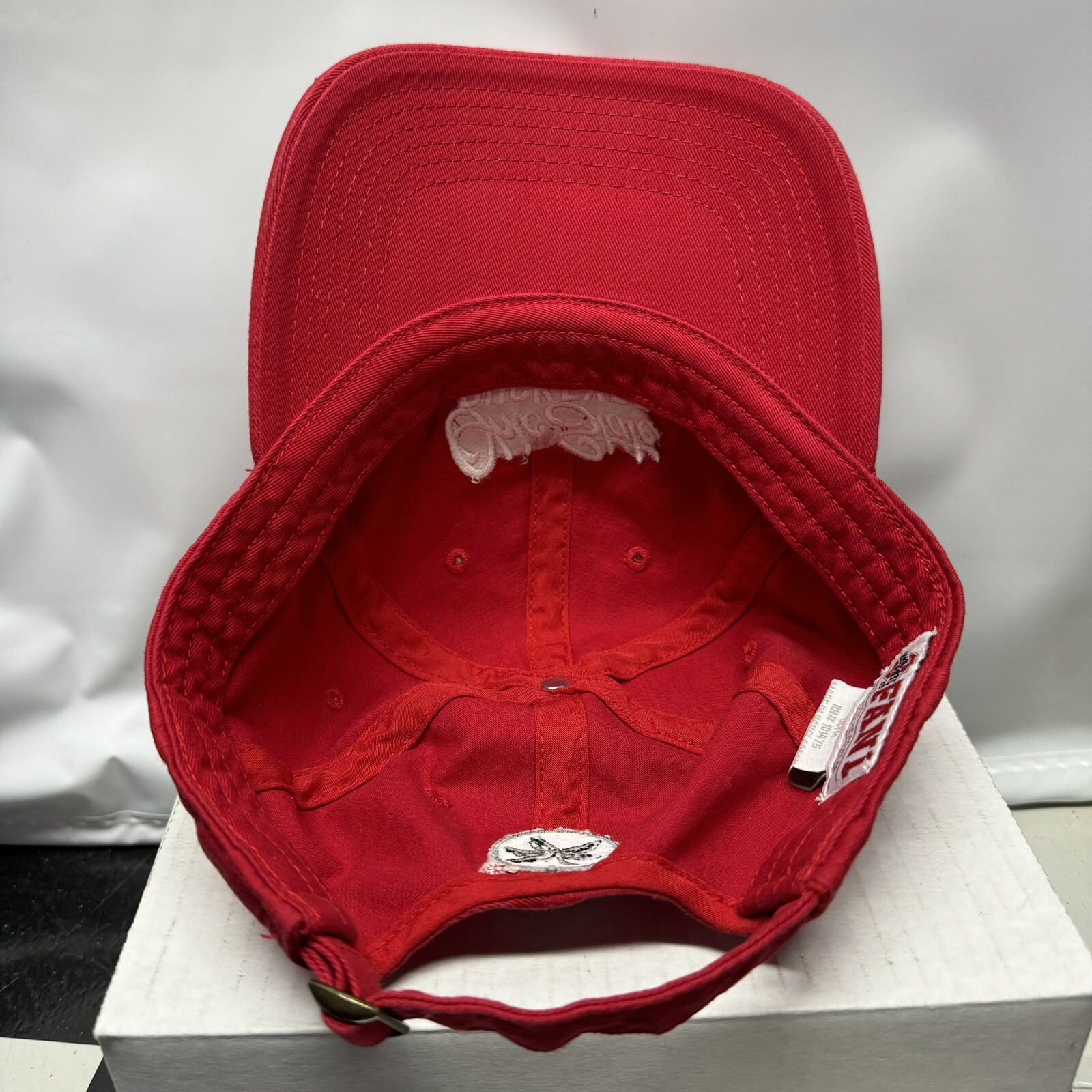 Ohio State Buckeyes Hat Red Adjustable Strapback … - image 5