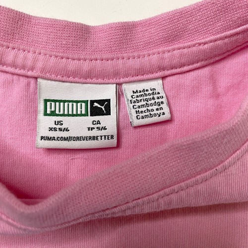 Girl's PUMA 2 Pc Light Pink Set size 5/6 (XS) - Picture 3 of 4