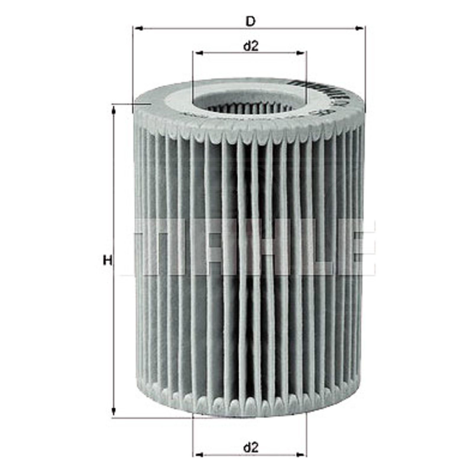 Oil Filter Element MAHLE OX 825D ECO Car Fits BMW 1 3 Series