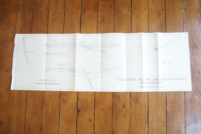 1953 Irk Valley Junc Manchester London Midland Region Eisenbahn Gleiskarte Diagramm 
