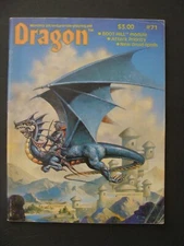 DRAGON MAGAZINE #71 march 1983 Jeff Easly Phil Foglio TSR
