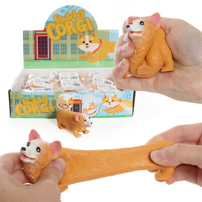 Stretchy Corgi Hundespielzeug Kinder kleines Taschengeld zappeln Paket Party Tasche Füller