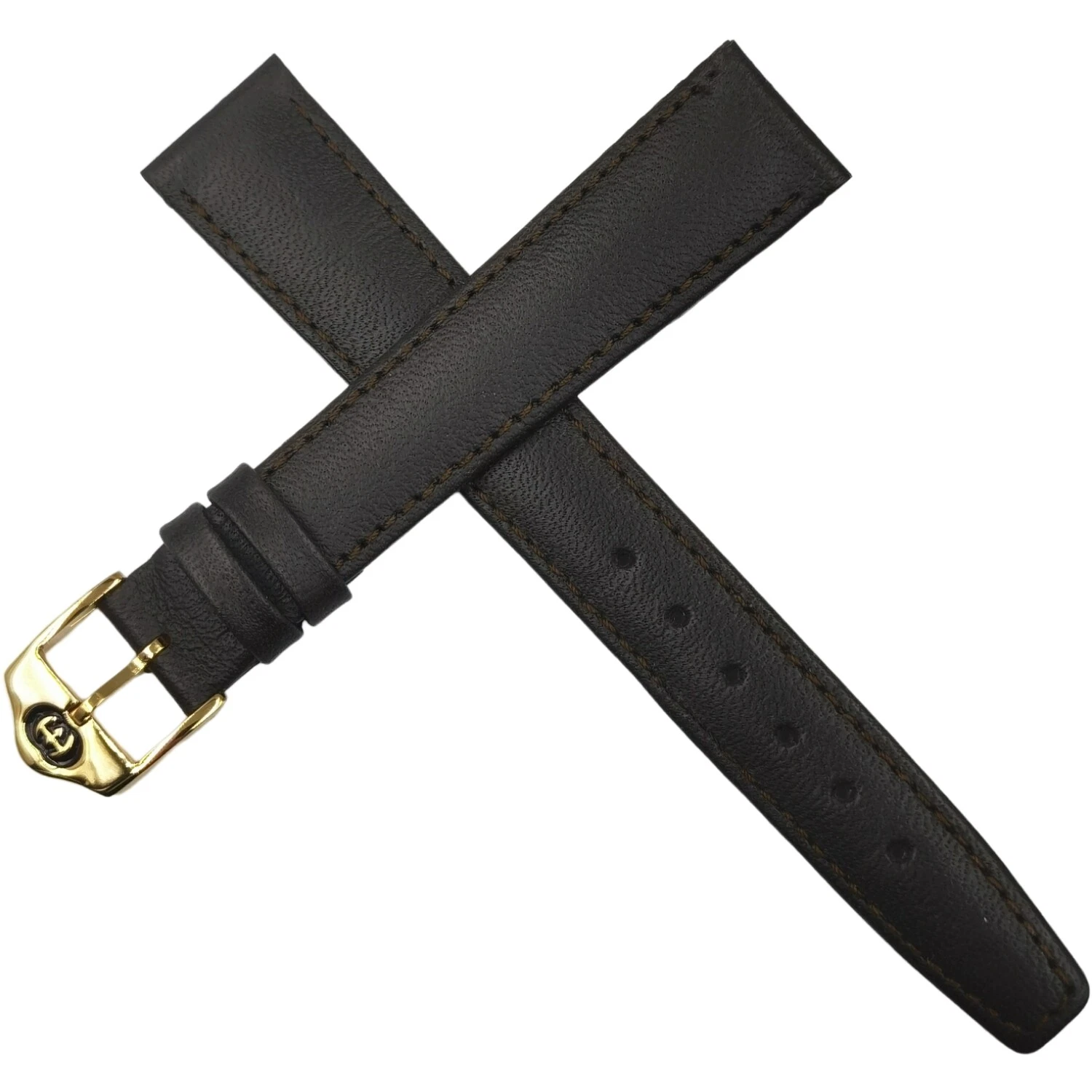 GUCCI   15 MM   BRACELET DE MONTRE EN CUIR VÉRITABLE   BRACELET / BRACELET   NEUF   OEM   #D35