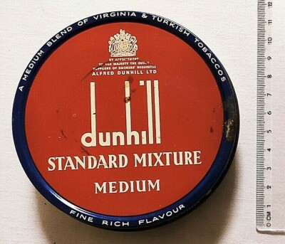 DUNHILL STANDARD MIXTURE CIGARETTE CIGARETTE EMPTY VINTAGE CIGARILLOS PACK