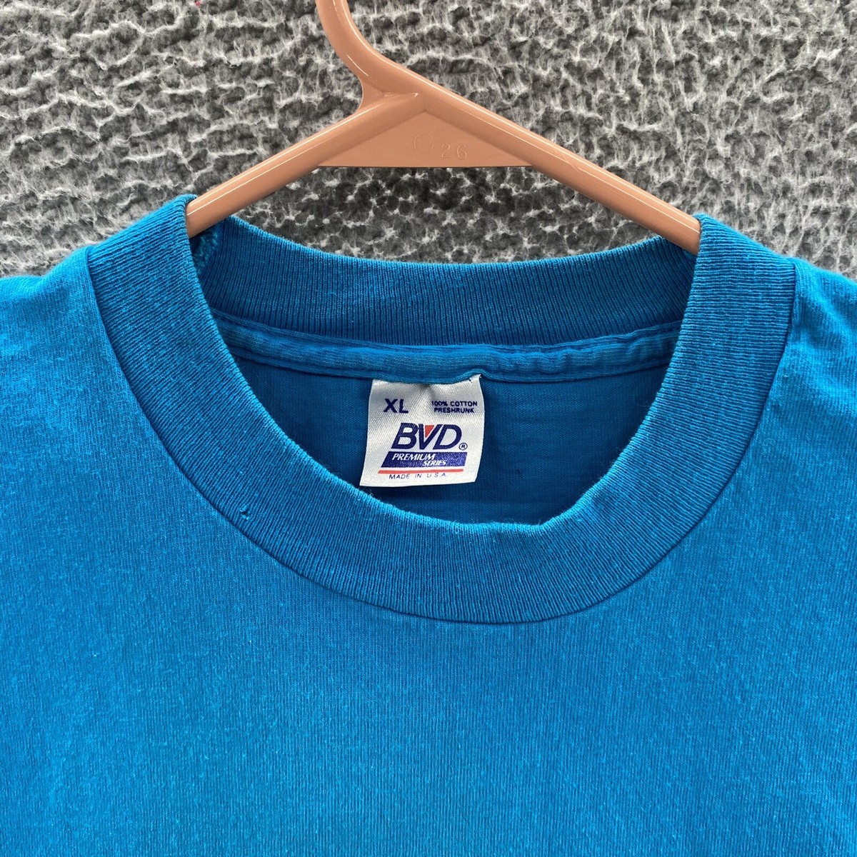 トップス 60s vintage B.V.D 100%cotton Shirt Blue 60s vintage B.V.D 100%cotton Shirt Blue