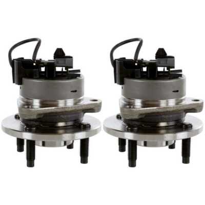 Pair 2 Front Wheel Hub Bearing Assembly 4 Stud for 07-10 Pontiac G5 4 Wheel ABS