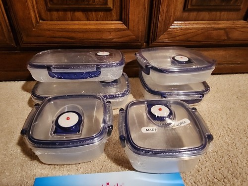 Whistle Vac Food Storage Container 6 Piece Set QVC - Bild 3 von 10