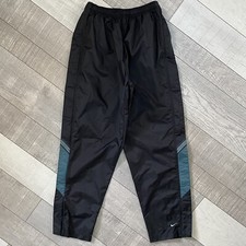 Vintage 90s Nike Track Pants Womens Sz XL 16-18 Straight Leg Ankle Zip