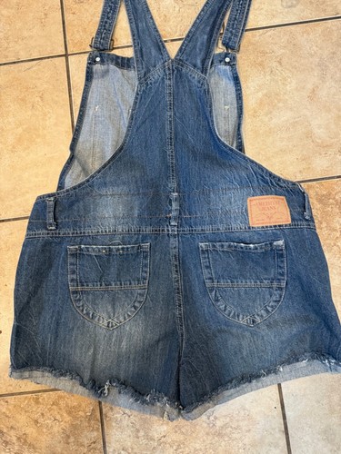 AMETHYST Overalls JEAN Shorts Blue Cotton 13 Excellent Condition - Picture 2 of 2