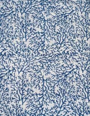 Tissu voile 100 % coton imprimé main indien à la main par la cour - Photo 1/3