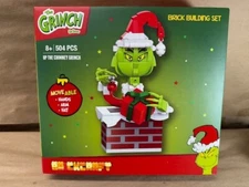 Brickcraft Dr. Seuss UP THE CHIMNEY GRINCH 504pc Brick Building Toy Set
