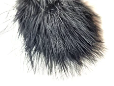 MARABOU PLUMES - BLACK - 7-8 in - Fly Tying Materials - STREAMER - JIG - NEW!