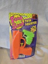 RARE VINTAGE 1995 Twin SQUIRTER Water Guns BOLEY NEW SEALED Fun In The Sun 44 