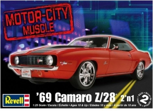 revell 69 camaro z28 rs