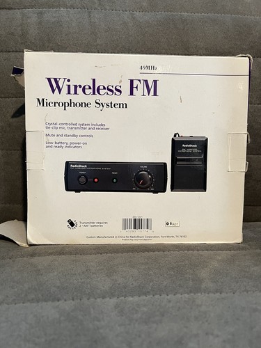 RADIO SHACK FM wireless microphone system 32-1221B - Picture 10 of 11
